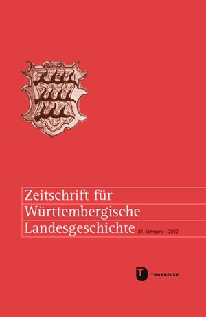 Rückert, Peter (Hrsg.). Zeitschrift für Württembergische Landesgeschichte 81 (2022). Thorbecke Jan Verlag, 2022.