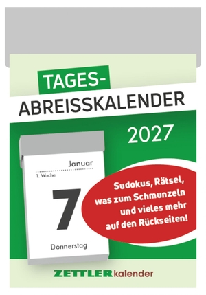 Neumann Verlage GmbH & Co KG (Hrsg.). Tagesabreißkalender S 2027. Neumann Verlage GmbH & Co, 2026.