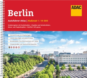 ADAC Autofahreratlas Berlin 1:14.000. ADAC, 2023.