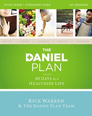 Warren, Rick / Amen, Daniel et al. The Daniel Plan Study Guide Plus Streaming Video - 40 Days to a Healthier Life. Harperchristian Resources, 2022.
