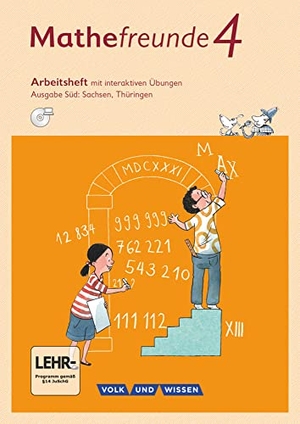Elsner, Jana / Fiedler, Kathrin et al. Mathefreunde 4. Schuljahr - Süd - Arbeitsheft mit interaktiven Übungen auf scook.de - Mit Übungssoftware auf CD-ROM. Volk u. Wissen Vlg GmbH, 2017.