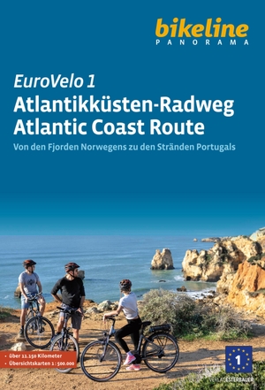 Verlag, Esterbauer (Hrsg.). Eurovelo 1 - Atlantikküsten-Radweg Atlantic Coast Route - Von den Fjorden Norwegens zu den Stränden Portugals, 11.150 km, 1:500.000. Esterbauer GmbH, 2024.