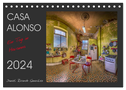 CASA ALONSO - Ein Tag in Havanna (Tischkalender 2024 DIN A5 quer), CALVENDO Monatskalender