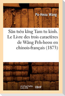 Sân Tséu Kîng Tam Tu Kinh. Le Livre Des Trois Caractères de Wâng Peh-Heou En Chinois-Français (1873)