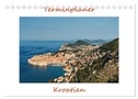 Kroatien, Terminplaner (Tischkalender 2025 DIN A5 quer), CALVENDO Monatskalender