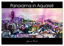 Panorama in Aquarell (Wandkalender 2024 DIN A2 quer), CALVENDO Monatskalender