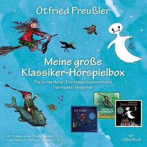Preußler, Otfried. Meine große Klassiker-Hörspielbox - »Die kleine Hexe«, »Das kleine Gespenst«, »Der kleine Wassermann«. Silberfisch, 2023.