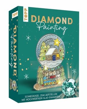 Hecher, Mimi. Diamond Painting Set Schneekugel - Aufstellfigur, über 80 Glas-Diamanten (5 Farben), Diamond Pen, Steinschiffchen, Wachs. frechverlag GmbH, 2026.