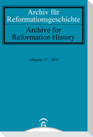 Archiv für Reformationsgeschichte - Aufsatzband