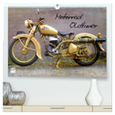 Motorrad Oldtimer (hochwertiger Premium Wandkalender 2025 DIN A2 quer), Kunstdruck in Hochglanz