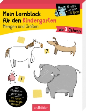 Lang, Hannah. Mein Lernblock für den Kindergarten - Mengen und Größen - Von Pädagogen entwickelt - mit tollen Belohnungsstickern - ab 3 Jahren. Ars Edition GmbH, 2021.