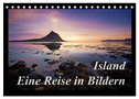 Island - Eine Reise in Bildern (Tischkalender 2025 DIN A5 quer), CALVENDO Monatskalender