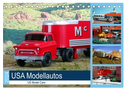 USA Modellautos (Tischkalender 2024 DIN A5 quer), CALVENDO Monatskalender