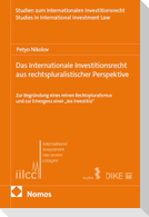 Das internationale Investitionsrecht aus rechtspluralistischer Perspektive