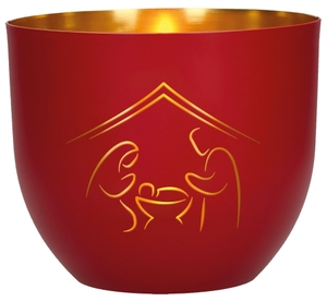 Gesegnete Weihnachten. Windlicht aus Metall. Butzon & Bercker, 2026.