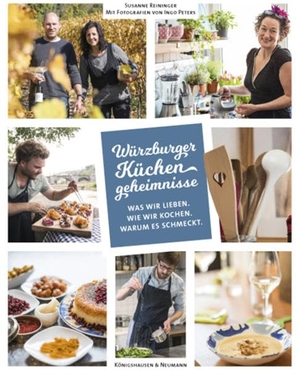 Reininger, Susanne. Würzburger Küchengeheimnisse. Was wir lieben. Was wir kochen. Warum es schmeckt. Königshausen & Neumann, 2018.