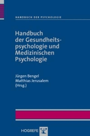 Bengel, Jürgen / Matthias Jerusalem (Hrsg.). Handbuch der Gesundheitspsychologie und Medizinischen Psychologie. Hogrefe Verlag GmbH + Co., 2009.