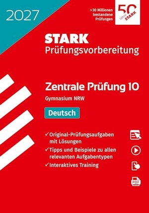 STARK Deutsch 10. Klasse - Zentrale Prüfung (ZP10) Gymnasium 2027 NRW - Prüfungsvorbereitung. Stark Verlag GmbH, 2026.