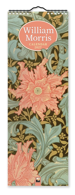 Flame, Tree. William Morris - Slimline-Kalender 2027 - Original Flame Tree Publishing-Kalender Slimeline [Kalender]. Browntrout Verlags GmbH, 2026.