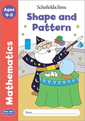 Marchand / Reddaway et al. Get Set Mathematics: Shape and Pattern, Early Years Foundation Stage, Ages 4-5. Schofield & Sims Ltd, 2018.