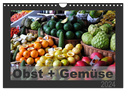 Obst + Gemüse (Wandkalender 2024 DIN A4 quer), CALVENDO Monatskalender