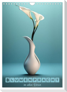 Blumenpracht in edlen Vasen (Wandkalender 2024 DIN A4 hoch), CALVENDO Monatskalender