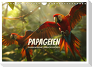 Papageien - Farbenfrohe Paradiesvögel (Wandkalender 2025 DIN A4 quer), CALVENDO Monatskalender