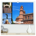 Worms-Nibelungenstadt am Rhein (hochwertiger Premium Wandkalender 2024 DIN A2 quer), Kunstdruck in Hochglanz