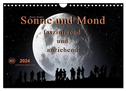 Sonne und Mond - faszinierend und anziehend (Wandkalender 2024 DIN A4 quer), CALVENDO Monatskalender