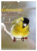 Erlenzeisige, kleine Kobolde (Wandkalender 2025 DIN A3 hoch), CALVENDO Monatskalender