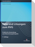 Fälle und Lösungen zum RVG