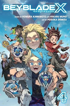 Kawamoto, Homura / Hikaru Muno. Beyblade X, Vol. 4. Simon & Schuster UK Ltd, 2025.