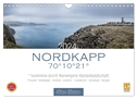Nordkapp - Norwegens Küstenlandschaft (Wandkalender 2024 DIN A4 quer), CALVENDO Monatskalender