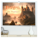 Burgen der Phantasie (hochwertiger Premium Wandkalender 2024 DIN A2 quer), Kunstdruck in Hochglanz