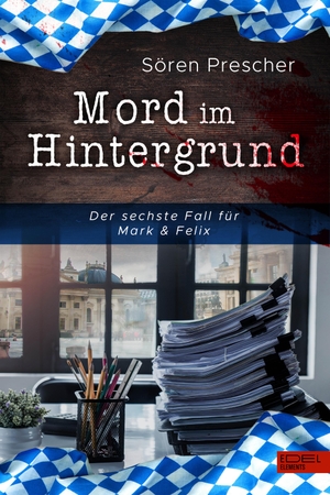 Prescher, Sören. Mord im Hintergrund - Der sechste Fall für Mark & Felix. Edel Elements, 2022.