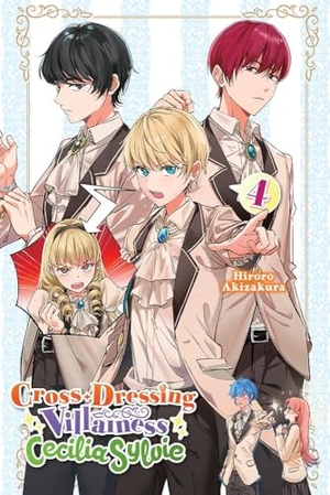 Dangmill / Akizakura, Hiroro et al. Cross-Dressing Villainess Cecilia Sylvie, Vol. 4 (light novel). New River, 2023.