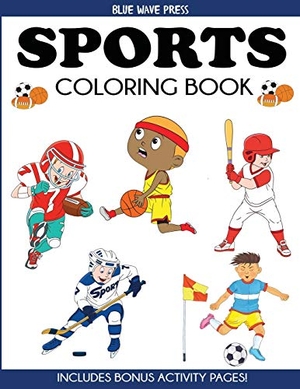 Blue Wave Press. Sports Coloring Book. Blue Wave Press, 2018.