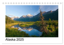 Alaska 2025 (Tischkalender 2025 DIN A5 quer), CALVENDO Monatskalender