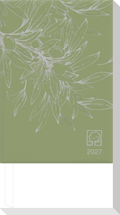 Buchkalender 1T/1S olive Blauer Engel 2027
