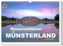Wasserschlösser im Münsterland (Wandkalender 2025 DIN A3 quer), CALVENDO Monatskalender