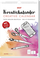 Kreativkalender A4 weiß 2027