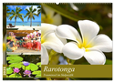 Rarotonga - Trauminsel im Südpazifik. (Wandkalender 2025 DIN A2 quer), CALVENDO Monatskalender