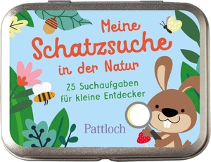Pattloch Verlag (Hrsg.). Meine Schatzsuche in der Natur - 25 Suchaufgaben für kleine Entdecker | Beschäftigungsideen für Spaziergänge in der Natur mit Kindern ab 4 Jahren. Pattloch Geschenkbuch, 2025.