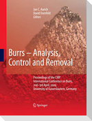 Burrs - Analysis, Control and Removal