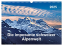 Die imposante schweizer Alpenwelt (Wandkalender 2025 DIN A3 quer), CALVENDO Monatskalender
