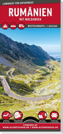MoTourMaps Rumänien Auto- und Motorradkarte 1:800.000