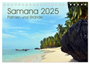 Samana - Palmen und Strände (Tischkalender 2025 DIN A5 quer), CALVENDO Monatskalender