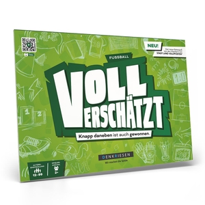 Görz, Denis / Ricardo Barreto. DENRKIESEN - VOLL VERSCHÄTZT Fussball Edition - "Knapp daneben ist auch gewonnen." - Knapp daneben ist auch gewonnen.. D&R DENKRIESEN GmbH, 2026.