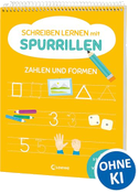 Schreiben lernen mit Spurrillen - Zahlen und Formen