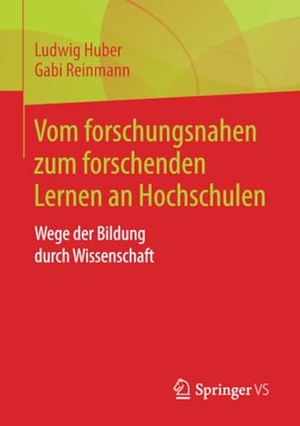 Reinmann, Gabi / Ludwig Huber. Vom forschungsnahen zum forschenden Lernen an Hochschulen - Wege der Bildung durch Wissenschaft. Springer Fachmedien Wiesbaden, 2019.